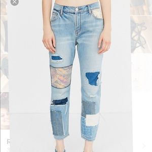 Urban Outfitters BDG slim boyfriend patch jean